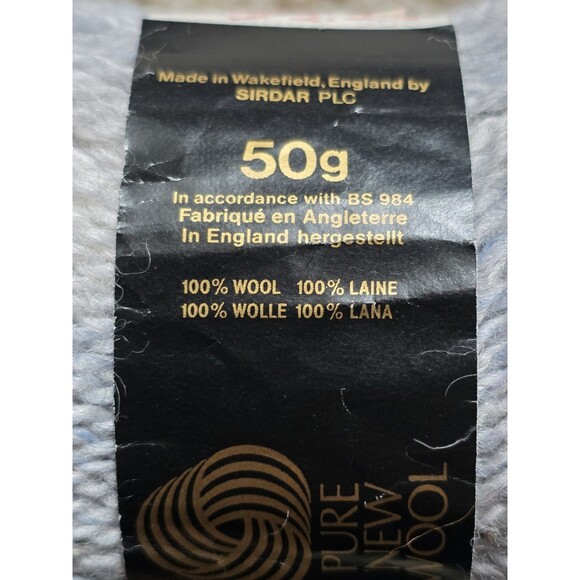 2x Sirdar Panorama Yarn Colour Shaded Blue Double Knit Made In England 50g - Picture 4 of 8